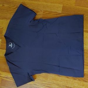 Womens Small navy blue scrub top